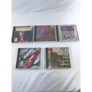 Classical CDs – Bruckner, Brahms, Saint-Saëns, Tchaikovsky, Elgar – Symphonies